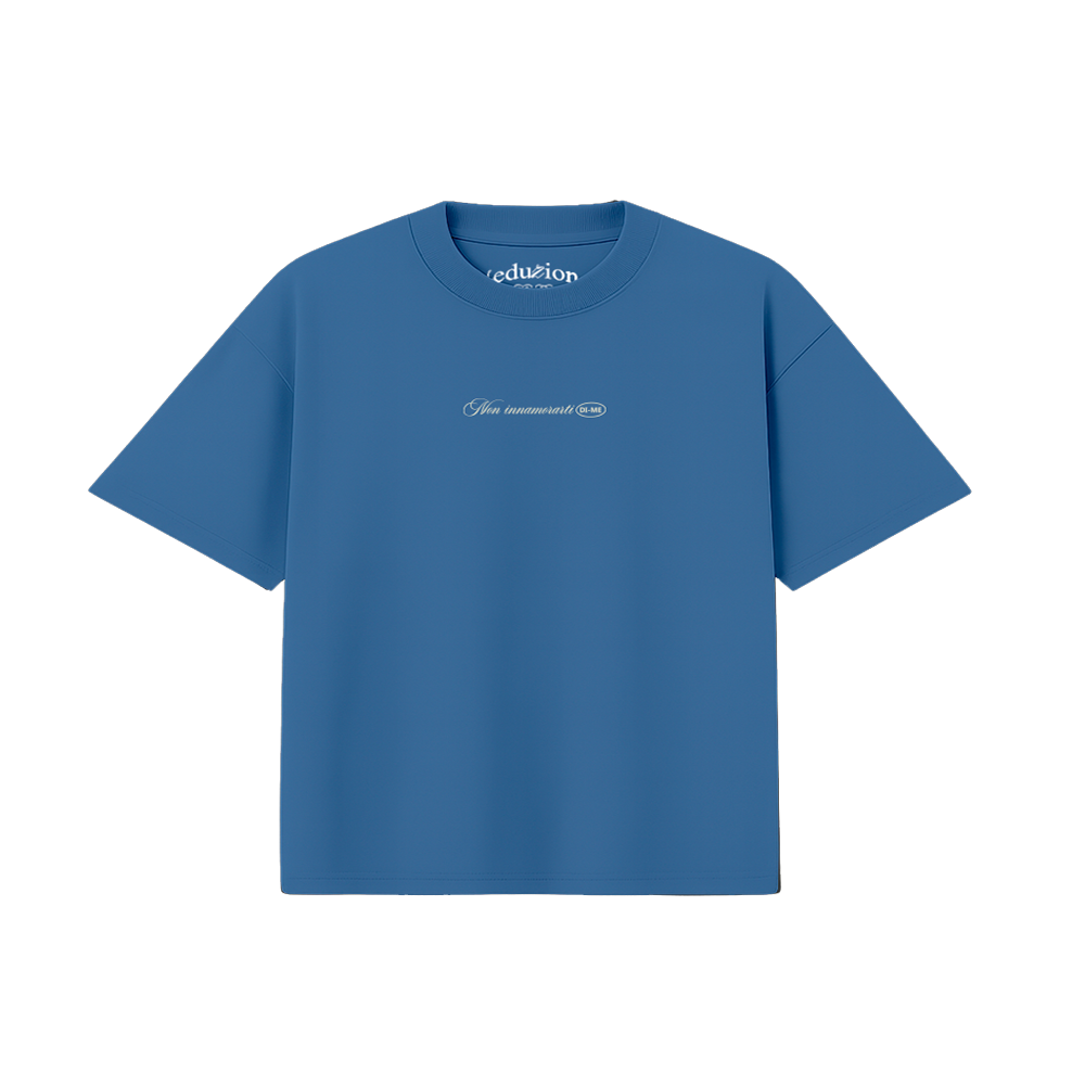 CAMISETA AZÚL NON INNAMORARTI
